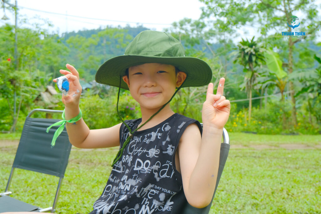 Trải nghiệm thiên nhiên giúp trẻ tự do tưởng tượng
